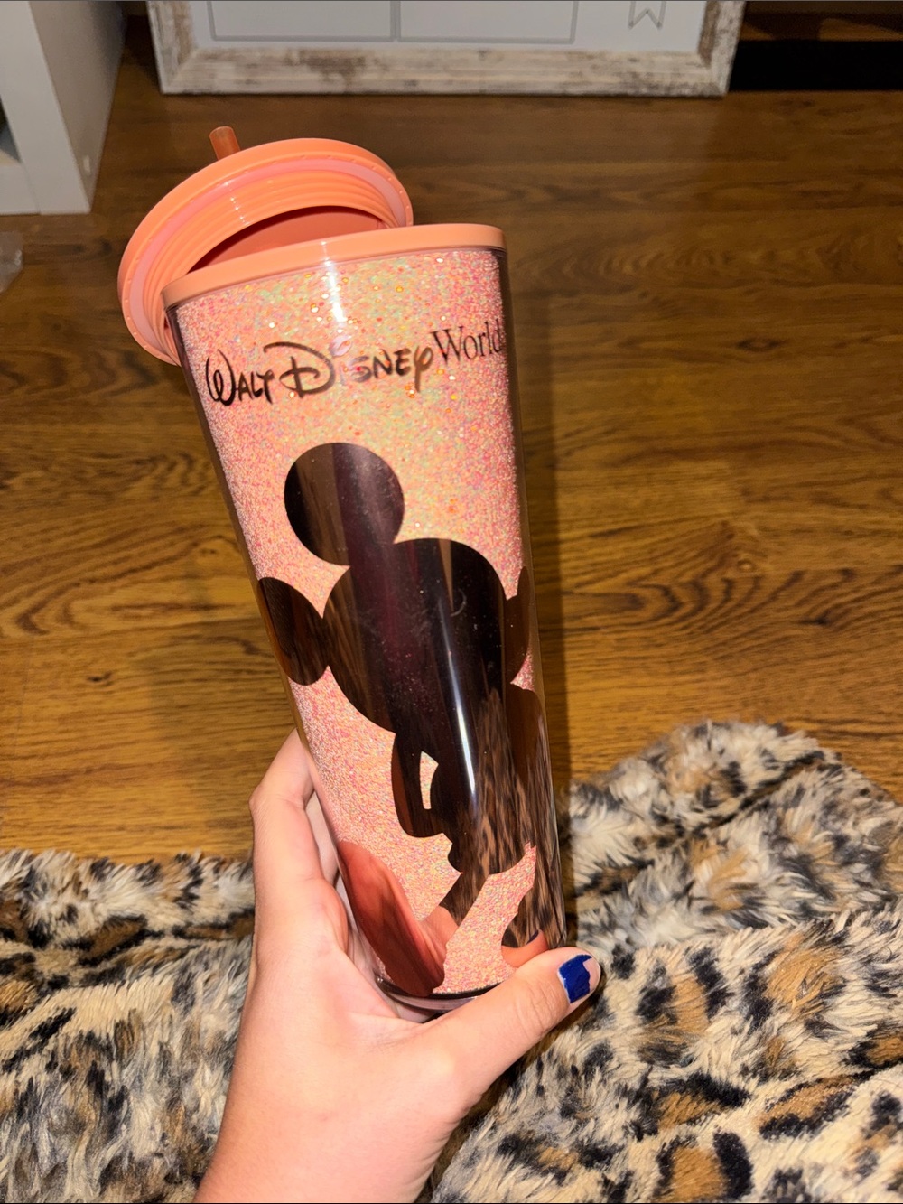 Disney Glitter Pink Starbucks Tumbler